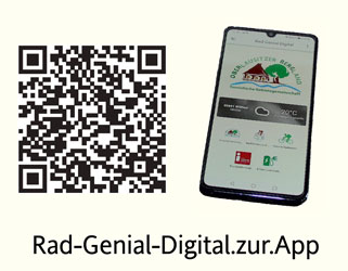 QR Code zur Rad-Genial-Digital App